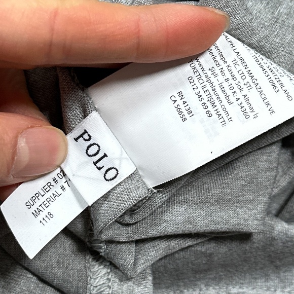 Polo Ralph Lauren Performance P Wing Gray Athletic Lightweight Hoodie Mens 2XL - Picture 11 of 11